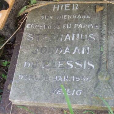 PLESSIS Stephanus Jordaan, du -1968