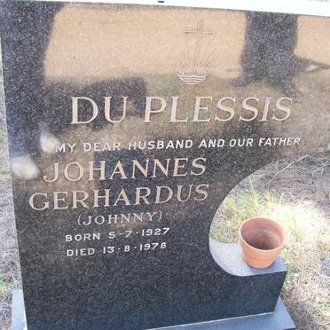 PLESSIS Johannes Gerhardus, du 1927-1978 &amp; Hessie 1925-1994