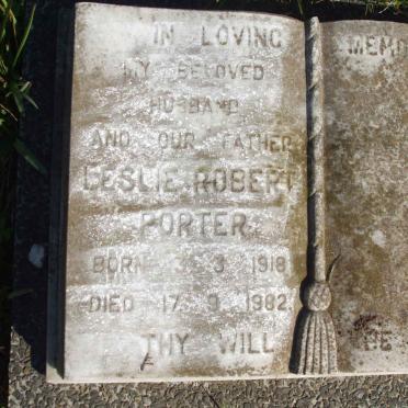 PORTER Leslie Robert 1918-1982
