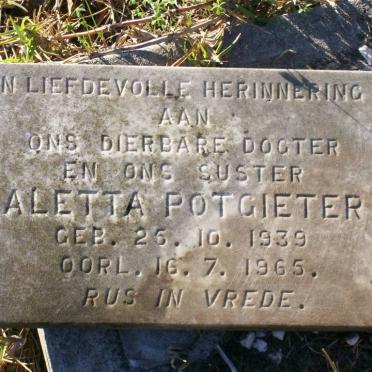 POTGIETER Aletta 1939-1965