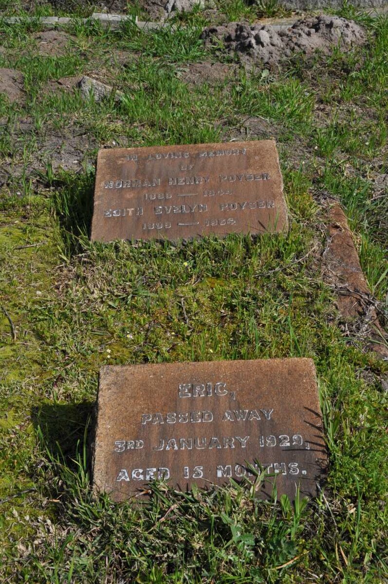 POYSER Norman Henry 1888-1944 &amp; Edith Evelyn 1889-1954 :: POYSER Eric -1929