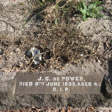 POWER J.C., de -1933