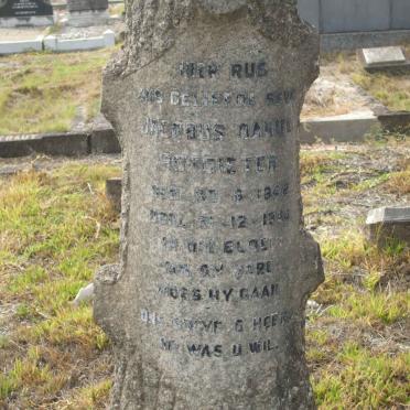 POTGIETER Jacobus Daniel 1942-1956