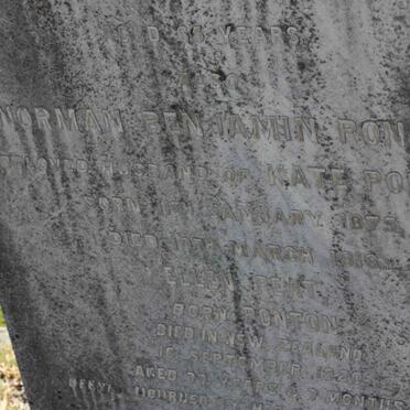 PONTON Norman Benjamin 1875-1916