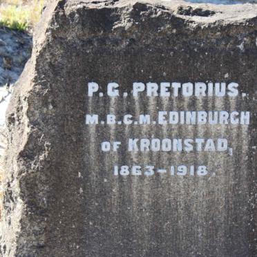 PRETORIUS P.G. 1863-1918