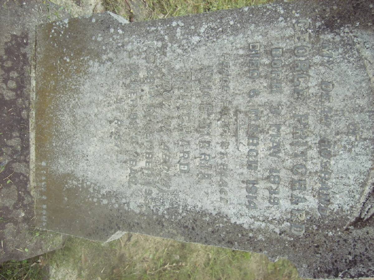 PRITCHARD George 1839-1914 &amp; Alice Maria -1934
