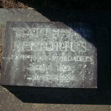 PRETORIUS Martha M.  1886-1974