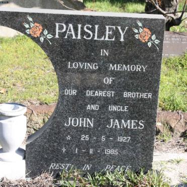 PAISLEY John James 1927-1985
