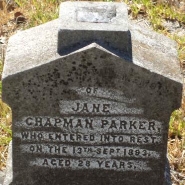 PARKER Jane Chapman -1893