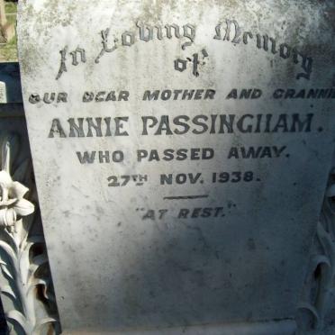 PASSINGHAM Annie -1938
