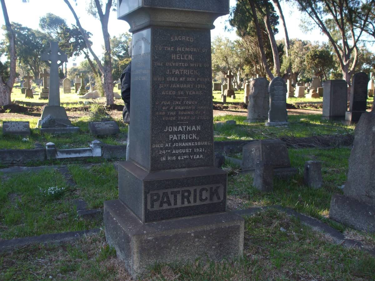 PATRICK Jonathan -1921 &amp; Helen -1919 :: PATRICK Charles Henry -1918