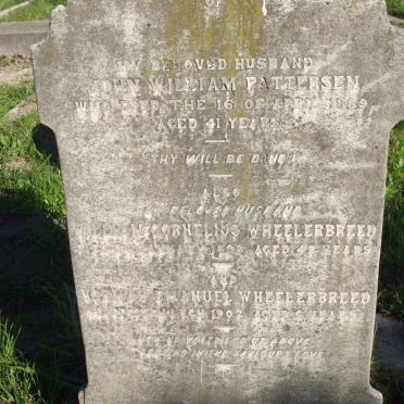 PATTERSEN John William -1889 