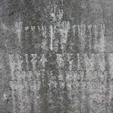 REIMER Eliza 1834-1899