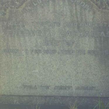 RETIEF Frederik Zacharias 1905-19??