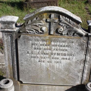RENSBURG A.L.J., van -1946