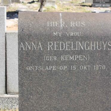 REDELINGHUYS Anna nee KEMPEN -1970
