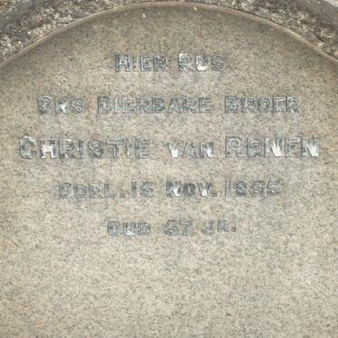 RENEN Christie, van −1955