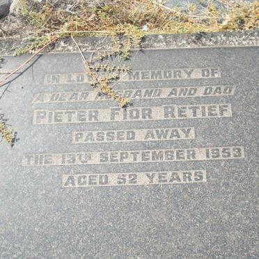 RETIEF Pieter Fior -1953