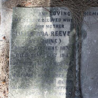 REEVE Lilian Ada nee QUINE 18?1-1951