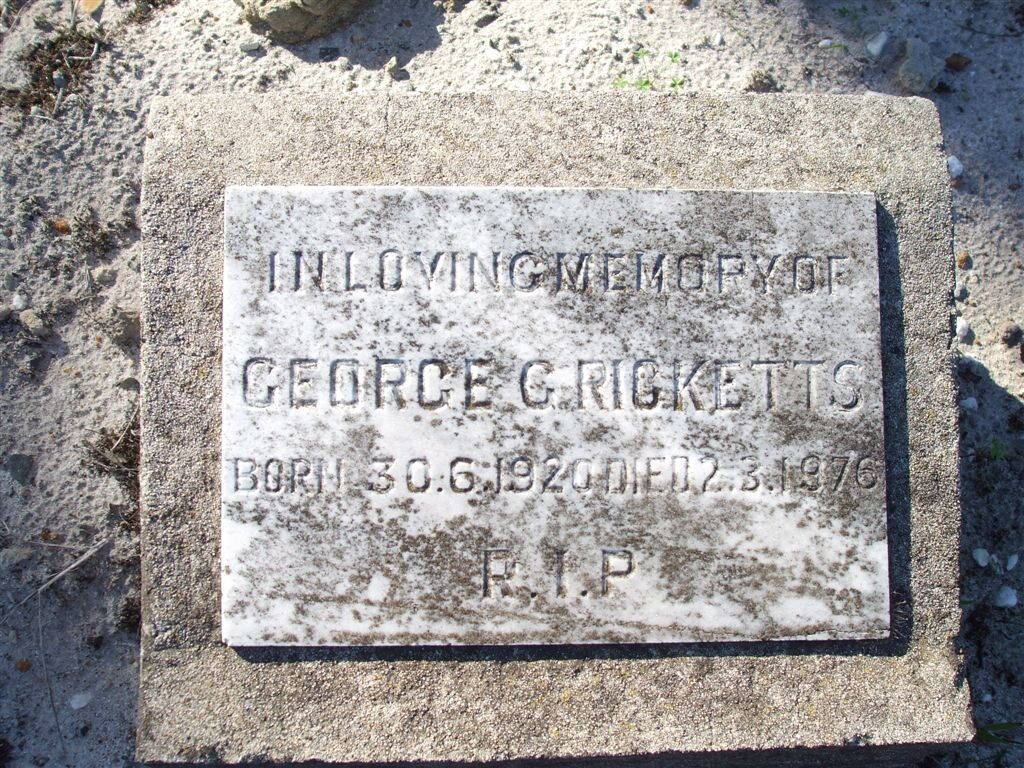 RICKETTS George G. 1920-1976