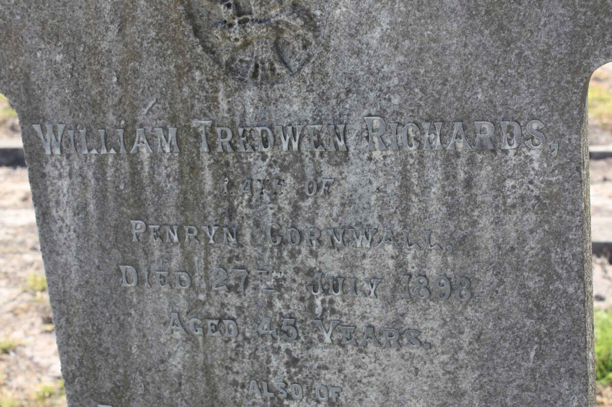 RICHARDS William Tredwen -1898