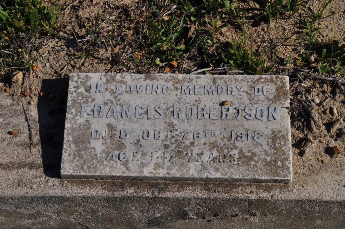 ROBERTSON Francis -1918