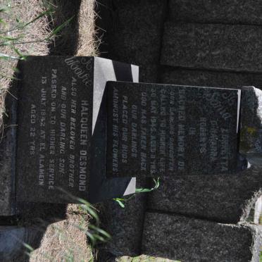 ROBERTS Halqueen Desmond -1942 :: ROBERTS ??retta O'Natarra -1945