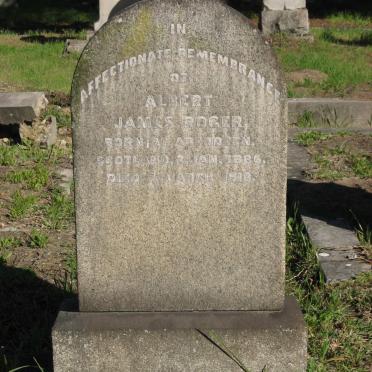 ROGER Albert James 1886-1918