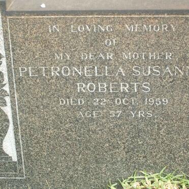ROBERTS Petronella Susanna -1959