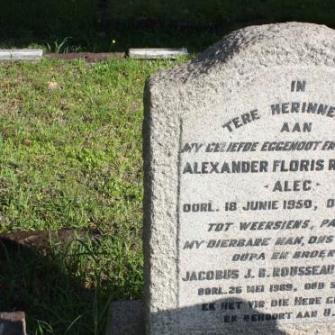 ROUSSEAU Alexander Floris -1950 :: ROUSSEAU Jacobus J.B. -1989