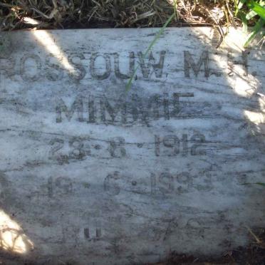 ROSSOUW M.H. 1912-1993