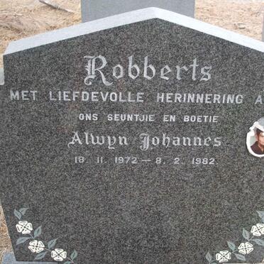 ROBBERTS Alwyn Johannes 1972-1982