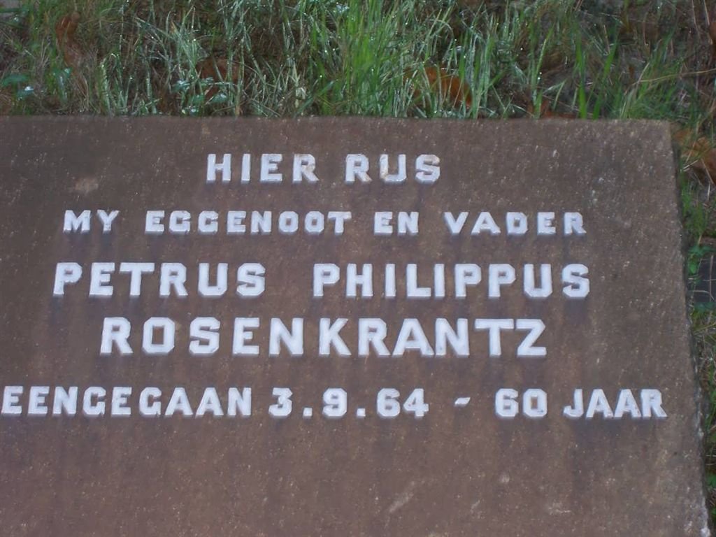 ROSENKRANTZ Petrus Philippus -1964