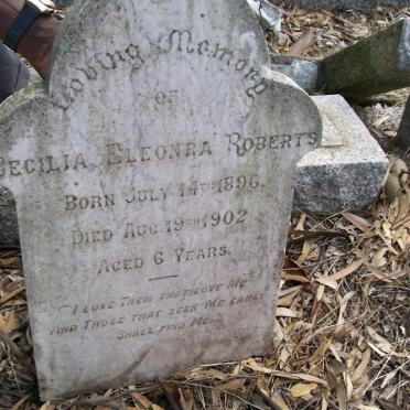 ROBERTS Cecilia Eleonra 1896-1902