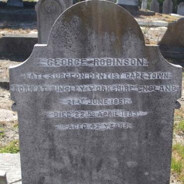 ROBINSON George 1851-1893
