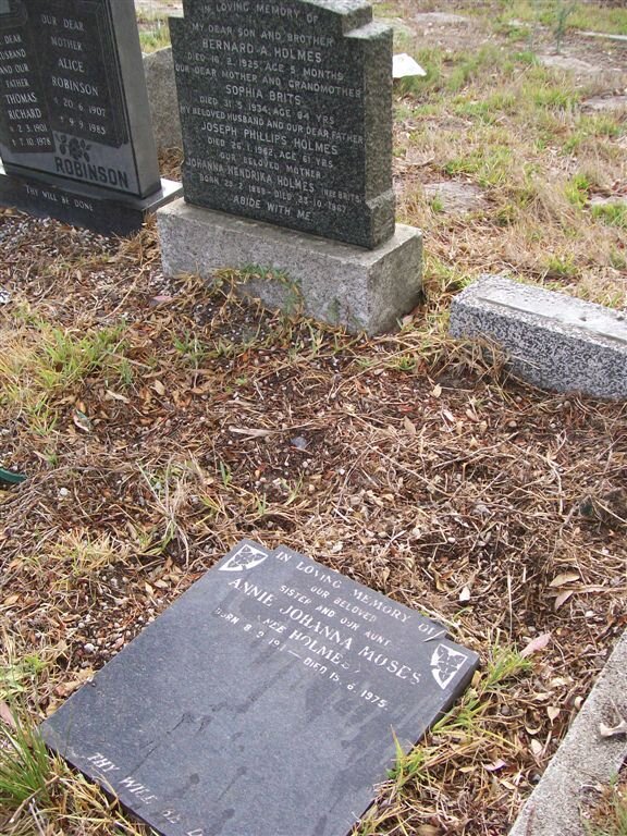 ROBINSON :: HOLMES :: BRITS :: MOSES