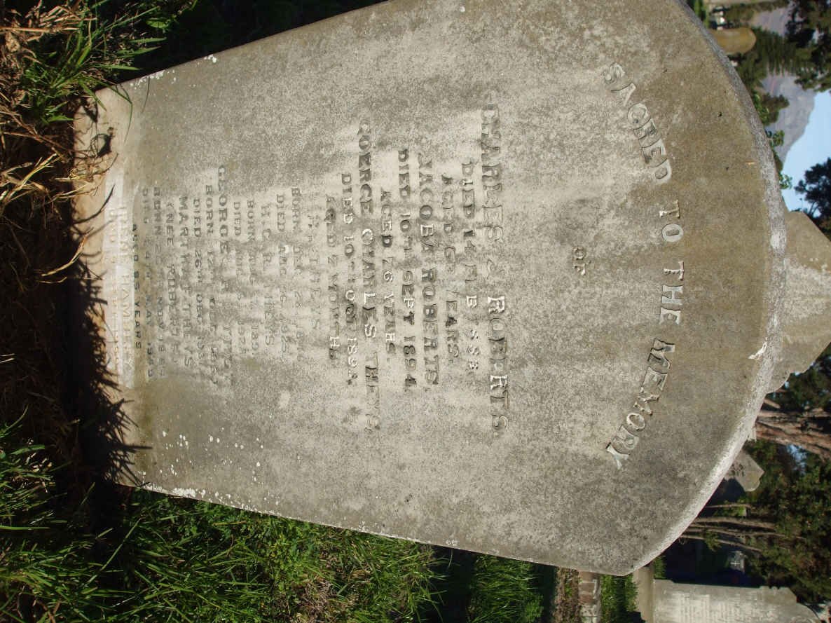 ROBERTS Charles J. -1893 :: ROBERTS Jacoba -1894