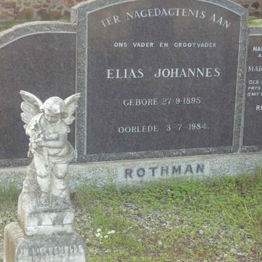 ROTHMAN Elias Johannes 1895-1984 &amp; Margritha Wilhelmina ERASMUS 1898-1977 :: ROTHMAN Louretta 1957-1957