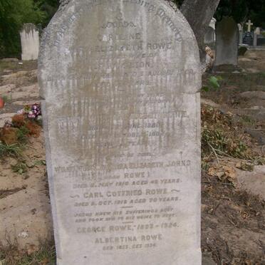 ROWE Caroline Maria Elizabeth ??-1908