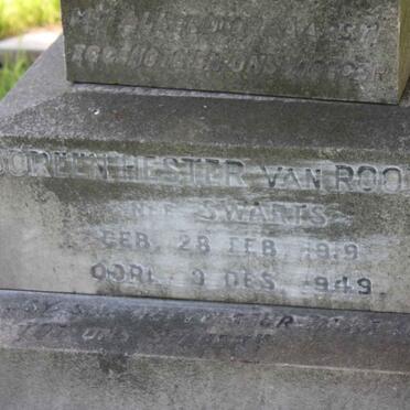 ROOYEN Doreen Hester, van nee SWARTS 1919-1949