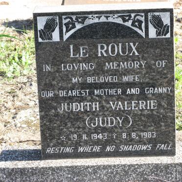 ROUX Judith Valerie, le 1943-1983