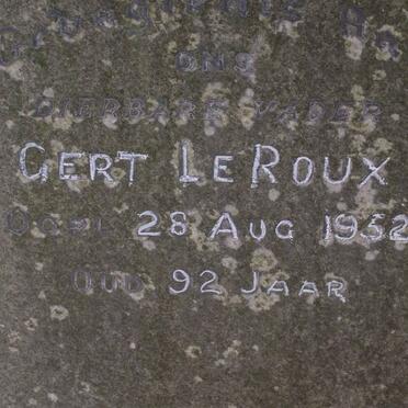 ROUX Gert, le -1952