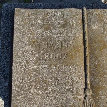 ROUX Magdalena Catharina, le nee REYNEKE ??-??