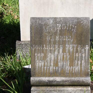 ROUX Gabriel Johannes Petrus, le 1864-1948