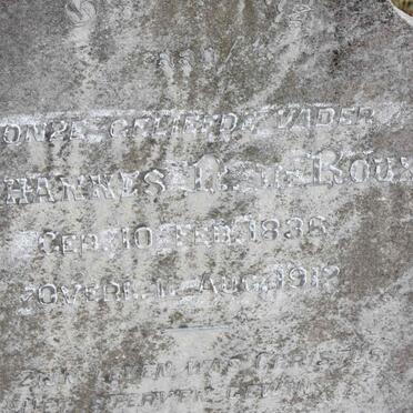 ROUX Johannes N., le 1836-1912