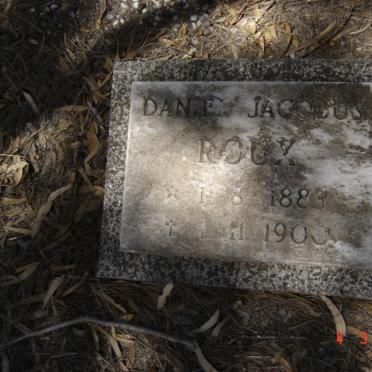 ROUX Daniel Jacobus 1883-1900