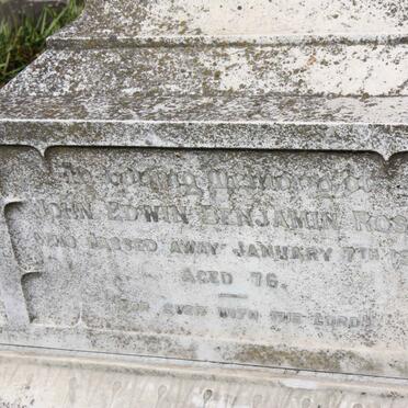 ROSE John Edwin Benjamin -1902