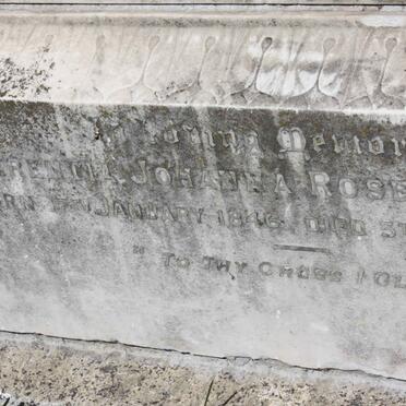 ROSE Emerentia Johanna nee STEYTLER 1846-1907