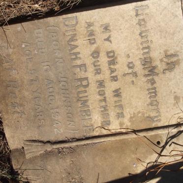 RUMBLE Dinah nee JOHNSON -1942 