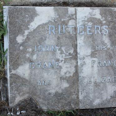 RUTGERS John Crane &amp; Frances Elizabeth